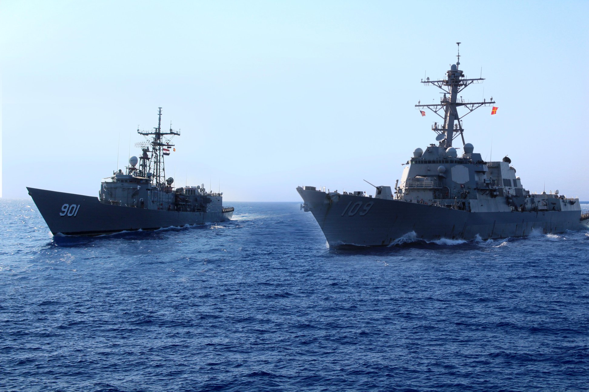 البحرية السعودية تختتم مشاركتها في التدريب الرباعي