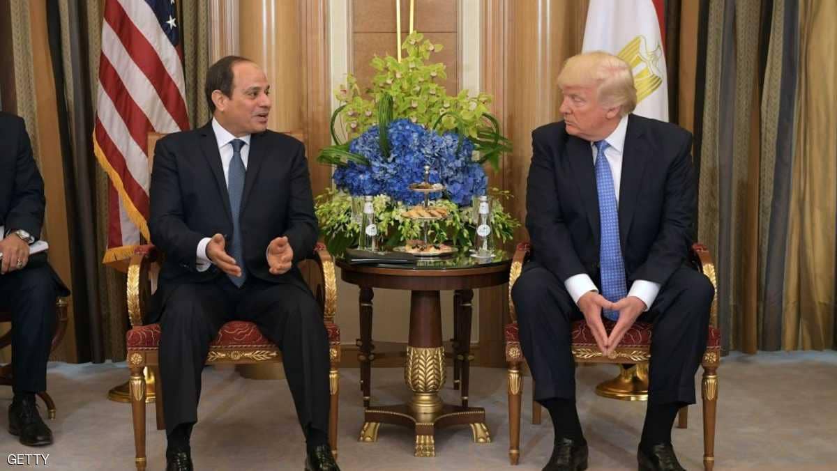 السيسي وترامب يبحثان تعزيز التعاون ومكافحة الإرهاب