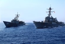 البحرية السعودية تختتم مشاركتها في التدريب الرباعي